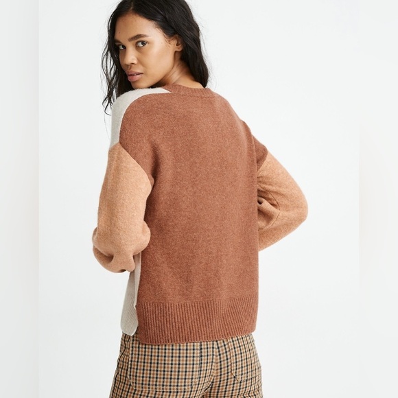 Madewell Colorblock Payton Pullover Sweater in Coziest Yarn - Picture 4 of 6